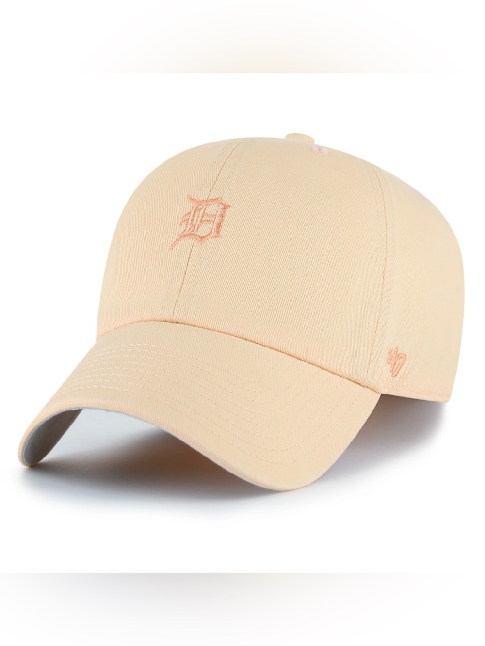 NEW 47 Brand Detroit Tigers Base Runner Clean Up Hat in Apricot